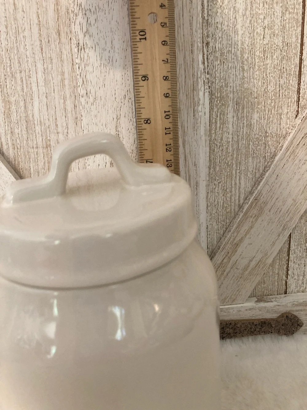 Rae Dunn Ceramic Canister with French Press Illustration